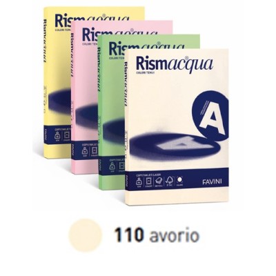 CARTA RISMACQUA 140GR A3 200FG AVORIO FAVINI
