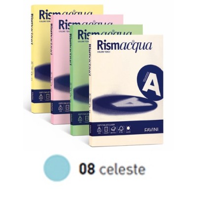 RISMACQUA A3 GR.140 FG.200 CELESTE