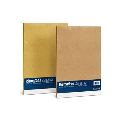 CARTA RISMA FIELD RICICLATA A4 90GR 100FG NOCCIOLA
