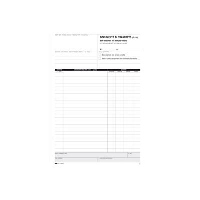 BLOCCO DDT CARICO TENTATA VENDITA A4 50 FG AUTORIC. E5220C EDIPRO