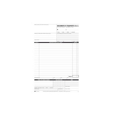 BLOCCO DDT 29,7X21CM 25FG 4 COPIE AUTORICALCANTE E5218C EDIPRO