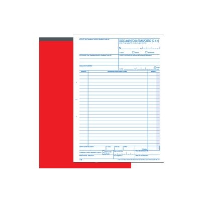 BLOCCO DDT 225X297mm 50fgx3copie (mitt-dest-vett) BM