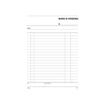 50072 BLOCCO CONSEGNE    2 COPIE 15X21 164570000