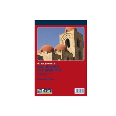 Blocco DDT 33/33/33copie autor. 21,5x14,8cm DU1607CD330 - Conf da 20 pz.