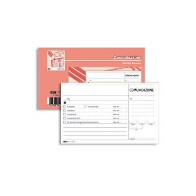 BLOCCO COMUNICAZIONI TELEFONICHE 100FG USO MANO 9,9X17 E5693