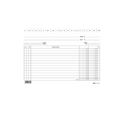 100 SCHEDE 2 COLONNE ORIZZONTALE 15X21CM E3253 EDIPRO