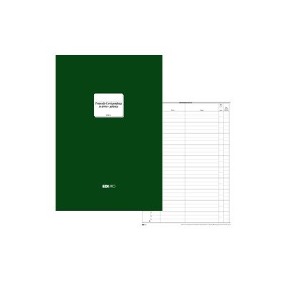 REGISTRO CORRISPONDENZA ARRIVO-PARTENZA 500PAG. 31X24,5 E2815