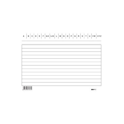 100 SCHEDE RIGATE 17X24CM ORIZZONTALE E3363BL EDIPRO