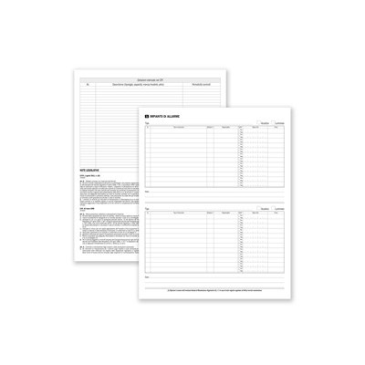 Registro sicurezza/controlli prevenzione incendi 48pag. DU137550000 Data Ufficio - Conf da 4 pz.