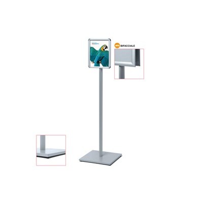 Display Catching Pole Standard A4 Bifacciale