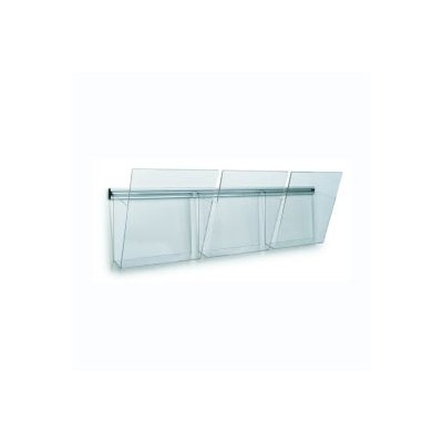 PORTA DEPLIANT A PARETE CON 3 TASCHE VISION A4