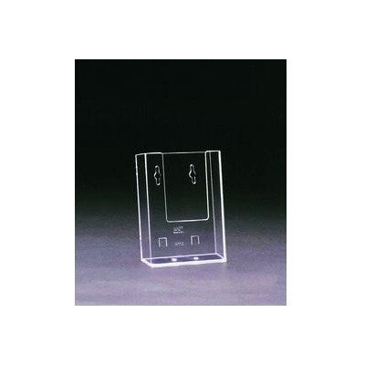 PORTA DEPLIANT 1/3 A4 DA PARETE TRASPARENTE