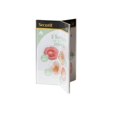 DISPLAY PORTAMENU a Y 15x21cm (A5) Securit