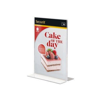 DISPLAY PORTAMENU a T 10,5x15cm (A6) Securit
