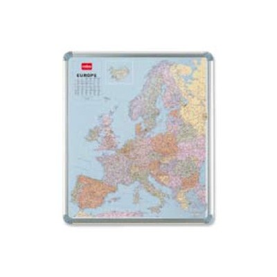 CARTA GEOGRAFICA EUROPEA MAGNETICA 95X111CM Nobo