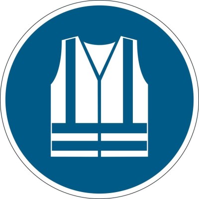 00599 PITTOGRAMMA DPI    GILET DIAM.43CM 0,4MM