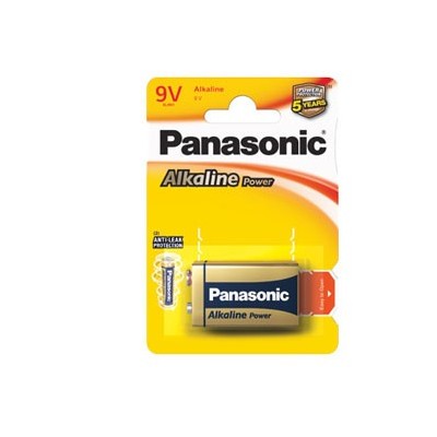 BLISTER PILA TRANSISTOR 9V ALKALINE PANASONIC