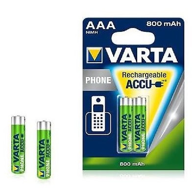 BL.2 PILE MINISTILO VARTA RICARICABILI  850 mah