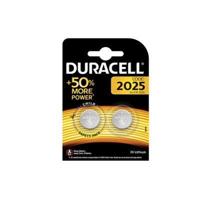 BLISTER 2 PILE LITIO DURACELL 3V (DL2025)