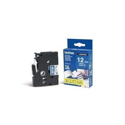 NASTRO BROTHER TZ-e535 12MMx8MT BIANCO/BLU
