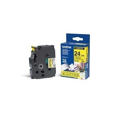 NASTRO NERATZE-651 SU FONDO GIALLO PT 9200PC PT 9200DX 24MM