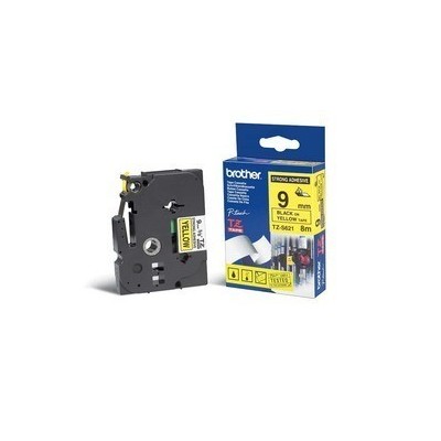 NASTRO LAM.CON ADESIVO RESIST.TZE-S621 9MMx8MT NERO/GIALLO