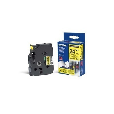 NASTRO LAM.CON ADESIVO RESIST.TZE-S63124MMx8MT NERO/GIALLO