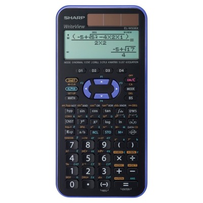 CALCOLATRICE SHARP CON   COVER VIOLA EL-W506XB