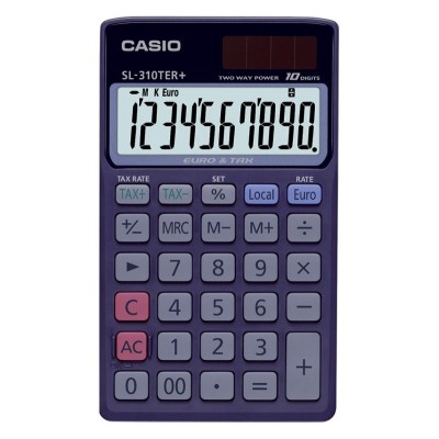CALCOLATRICE TASCABILE CASIO SL-310TER+