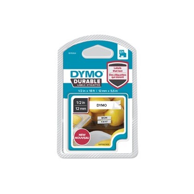NASTRO DYMO TIPO D1 DURABLE (12MMX5.5MT) NERO/BIANCO 1978364