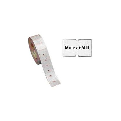 ROTOLO 1000 ETICHETTE 20X12 BIANCHE RIMOV.TOWA GS-GM-MOTEX 5500
