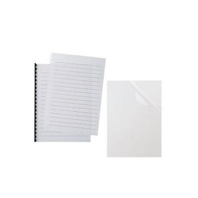 100 COPERTINE VIDEO A4 R30 280MIC TRASPARENTE CRISTALLO
