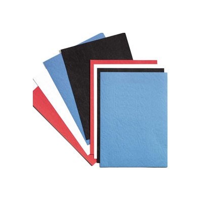 100 COPERTINE LEATHERGRAIN 250GR A3 NERO GOFFRATO