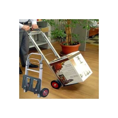 CARRELLO PORTATUTTO IN ALLUMINIO PIEGHEVOLE C/RUOTE portata max 90Kg