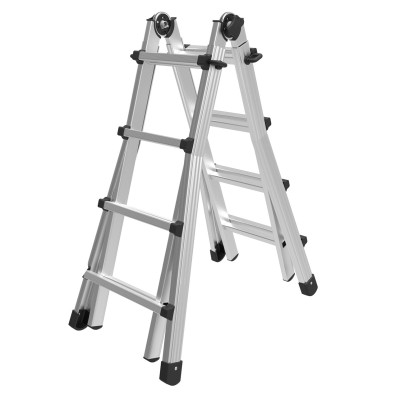 00822 SCALA TELESCOPICA  BLACK 172KG 8+8