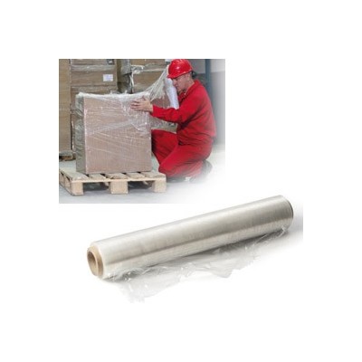 FILM ESTENSIBILE TRASPARENTE PER IMBALLO H50cm 15micron 350mt ca - Conf da 6 pz.
