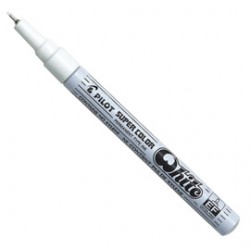 MARCATORE SUPER COLOR WHITE EXTRA FINE A VERNICE PILOT