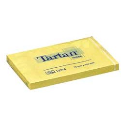 BLOCCO TARTAN 12776 GIALLO 76X127MM 100FG 63GR