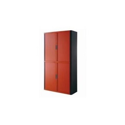 ARMADIO EASYOFFICE       NERO/ROSSO 110X41,5X204