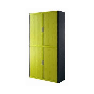 ARMADIO EASYOFFICE       NERO/VERDE 110X41,5X204