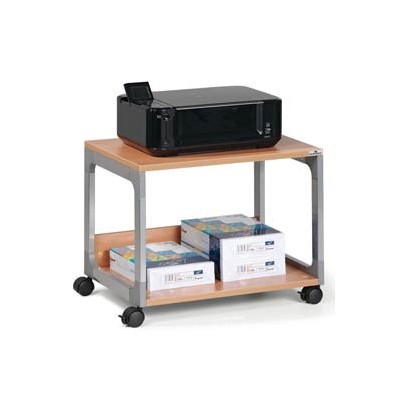 MOBILE/CARRELLO MULTIFUNZIONE SYSTEM 48 ARGENTO/FAGGIO