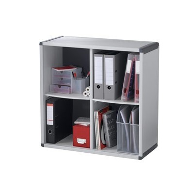 MODULO 4 SCOMPARTI GRIGIO LIBRERIA MODULARE