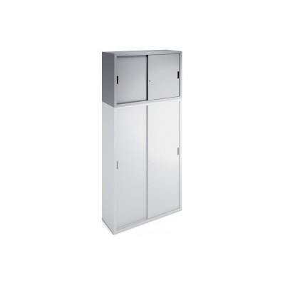 SOPRALZO IN METALLO A 2  ANTE 180X45X70 GRIGIO