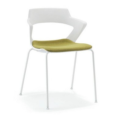 SEDIA VISITATORE KELLY Q SCOCCA POLIPROP.IMBOTTITA