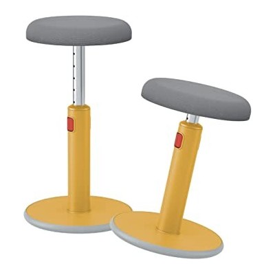 77705 SGABELLO SIT STAND COSY ERGO GIALLO LEITZ