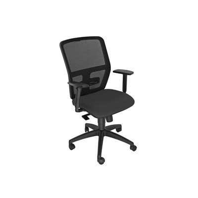 Seduta operativa ergonomica Kemper A Nero c/bracc.reg.