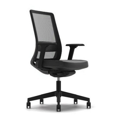SEDIA AXIS NERA SCHIUMATAA FREDDO C/BRAC. "XI4PRO"
