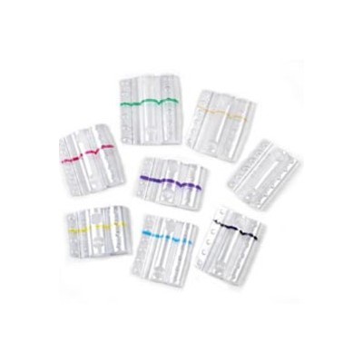 SACCHETTO DA 100 BLISTER PORTAMONETE 50 CENT FASCIA VERDE