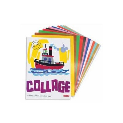 ALBUM COLLAGE CARTA LUCIDA RASATA 12FG 24X34CM CWR