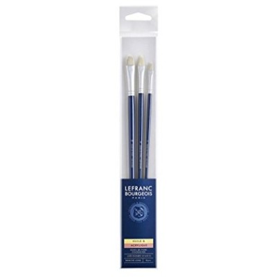 SET 3 PENNELLI SETOLA    FILBERT 4,8,12